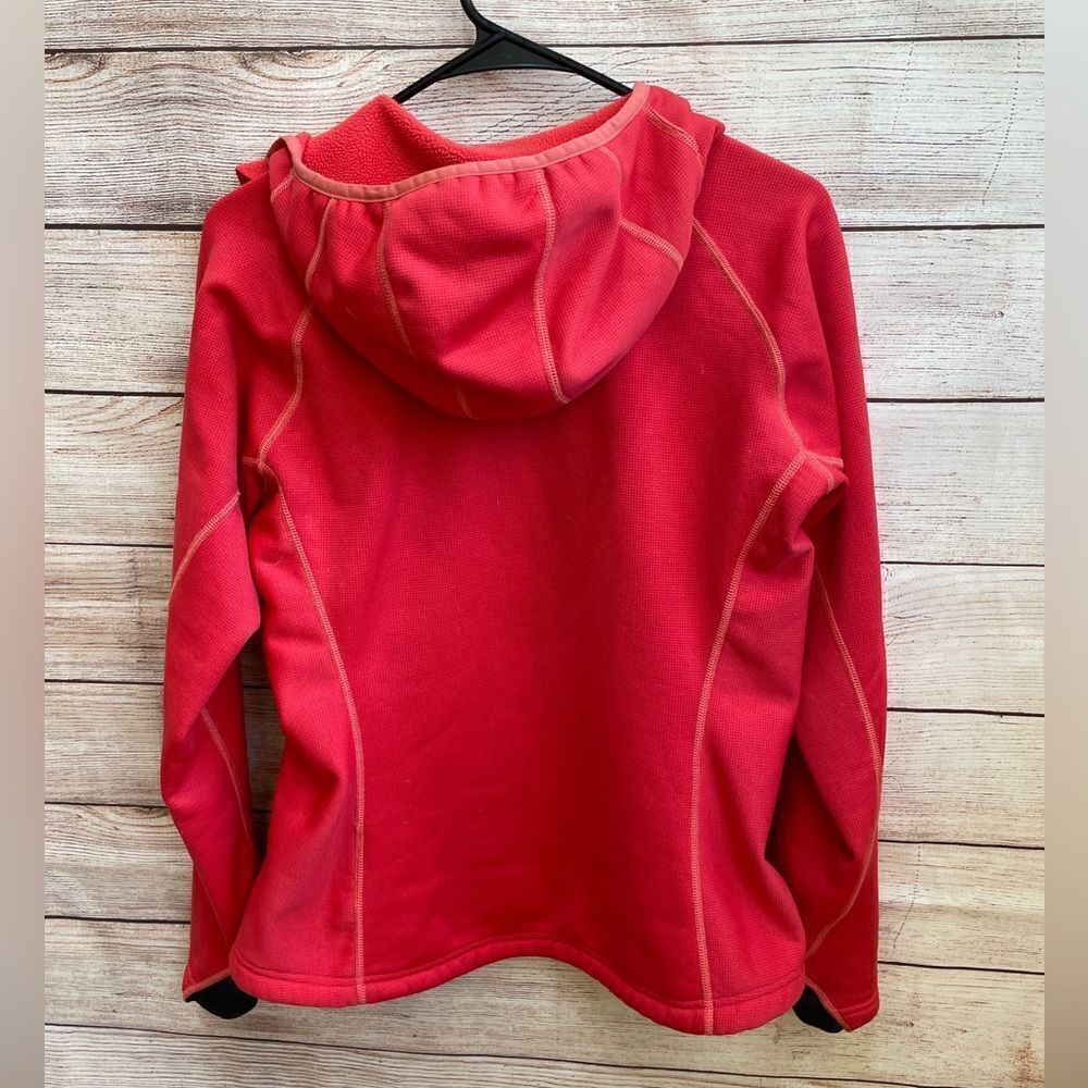 REI WIND PRO POLARTEC HOODED JACKET IN CORAL - Picture 6 of 6